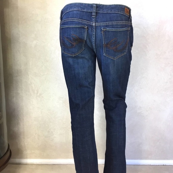 Express X2 Slim W10 Lowrise Boot Jeans Size 8 - Picture 4 of 7